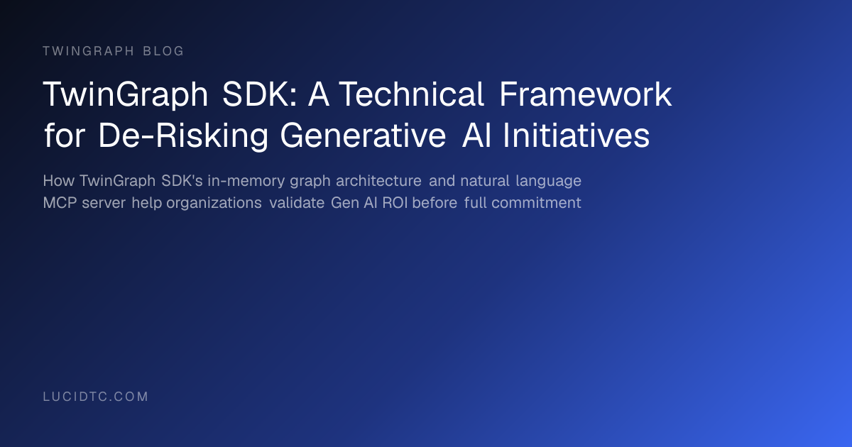 TwinGraph SDK: A Technical Framework for De-Risking Generative AI ...